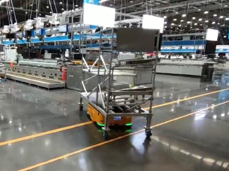 李尔座椅生产厂柔性物流线