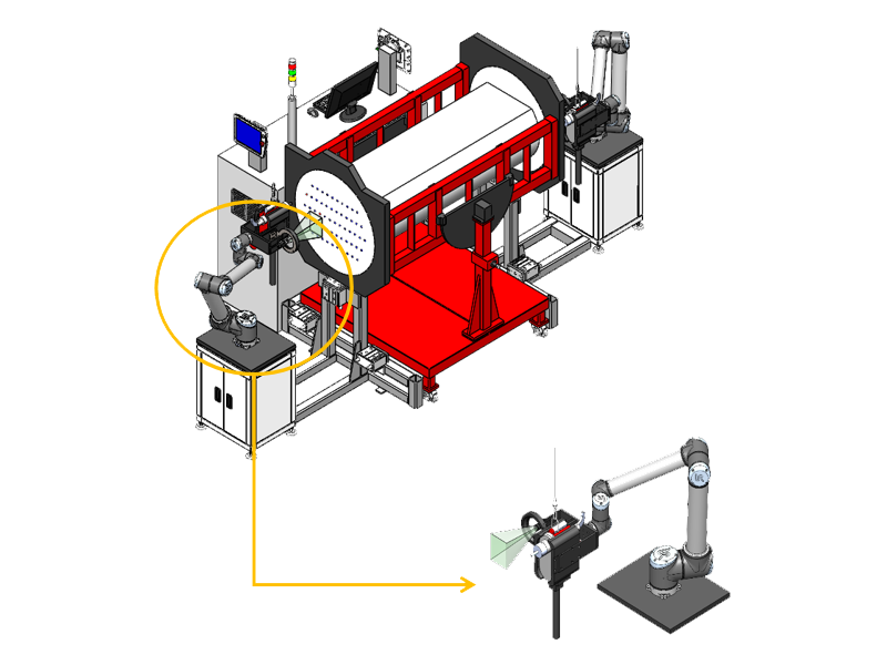 自动引导焊接机